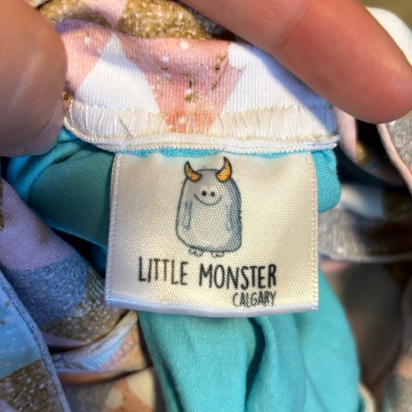 Little Monster Geometric Jumpsuit - Picture 2 of 3